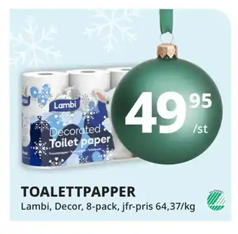 Tempo Toalettpapper erbjuda