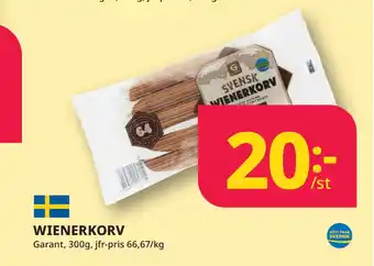 Tempo Wienerkorv erbjuda