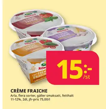 Tempo Crème fraiche erbjuda