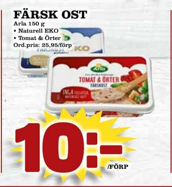 Supergrossen Färsk ost erbjuda