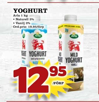 Supergrossen Yoghurt erbjuda
