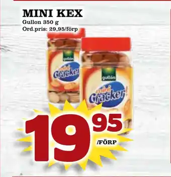 Supergrossen Mini kex erbjuda