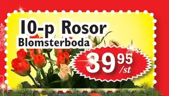 T-jarlen 10-p rosor erbjuda