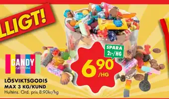 ÖoB Lösviktsgodis erbjuda