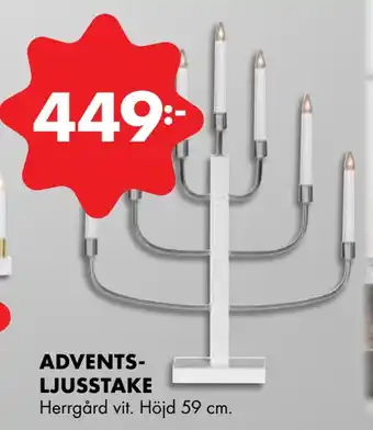 ÖoB Adventsljusstake erbjuda