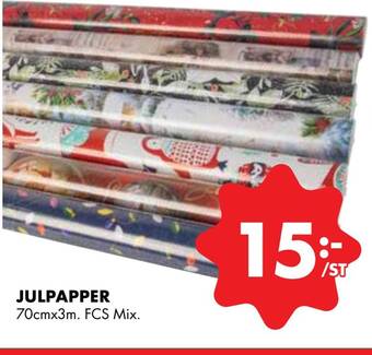 ÖoB Julpapper erbjuda