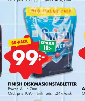 ÖoB Finish diskmaskinstabletter erbjuda