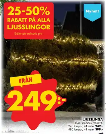 ÖoB Ljusslinga erbjuda