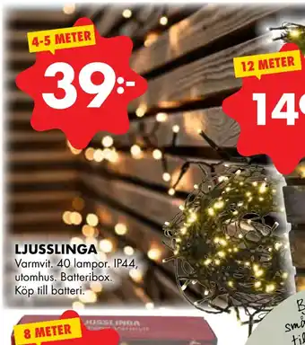ÖoB Ljusslinga erbjuda