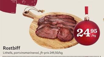 Hemköp Rostbiff erbjuda