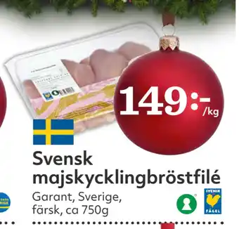 Hemköp Svensk majskycklingbröstfilé erbjuda