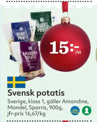 Hemköp Svensk potatis erbjuda