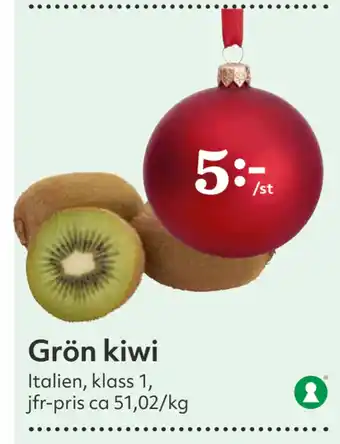 Hemköp Grön kiwi erbjuda