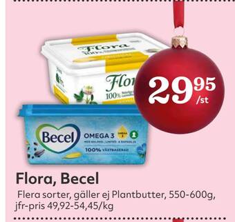 Hemköp Flora, becel erbjuda