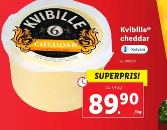 Lidl Kvibille® cheddar erbjuda