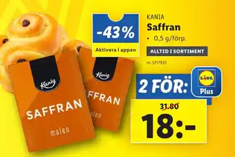 Lidl KANIA Saffran erbjuda