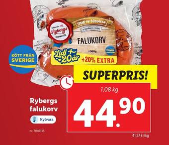 Lidl Rybergs falukorv erbjuda