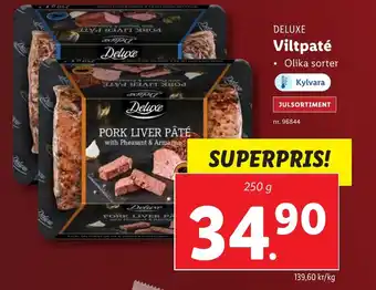 Lidl DELUXE Viltpaté erbjuda
