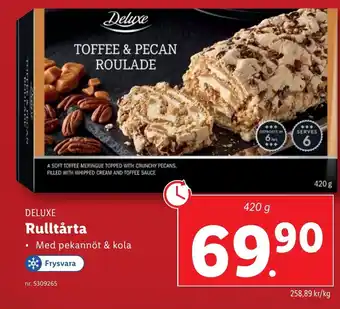 Lidl DELUXE Rulltårta erbjuda