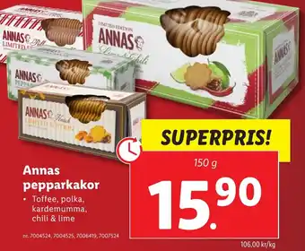 Lidl Annas pepparkakor erbjuda