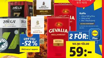 Lidl Kaffe erbjuda