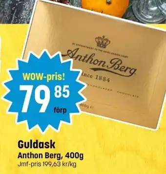 Eurocash Guldask Anthon Berg, 400g erbjuda