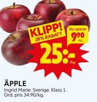Ica Hajen Lagpris ÄPPLE erbjuda