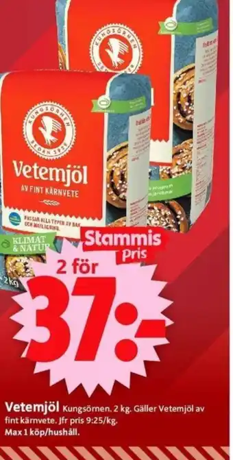 ICA Supermarket Vetemjöl erbjuda