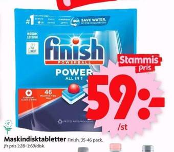 ICA Supermarket Maskindisktabletter Finish erbjuda