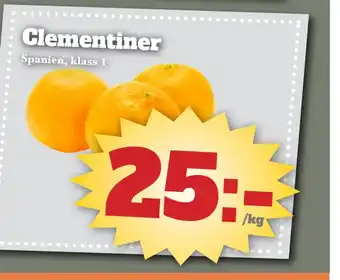 Bonum Matmarknad Clementiner erbjuda