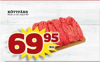 Prisma Mat Köttfärs erbjuda
