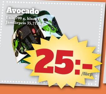 Bonum Matmarknad Avocado erbjuda