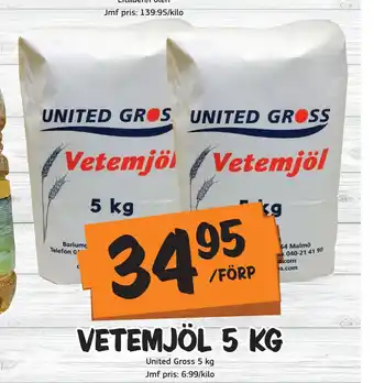 Bazaar Food market Vetemjöl 5 kg erbjuda