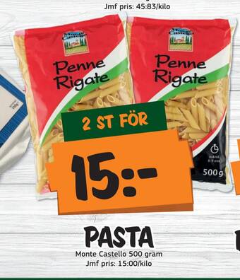 Bazaar Food market Pasta erbjuda