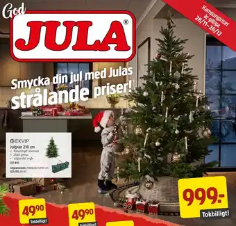 Jula Julgran 210 cm erbjuda