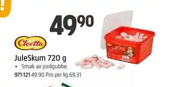 Jula Juleskum 720 g erbjuda
