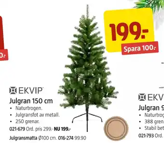Jula Julgran 150 cm erbjuda