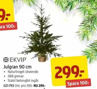 Jula Julgran 90 cm erbjuda