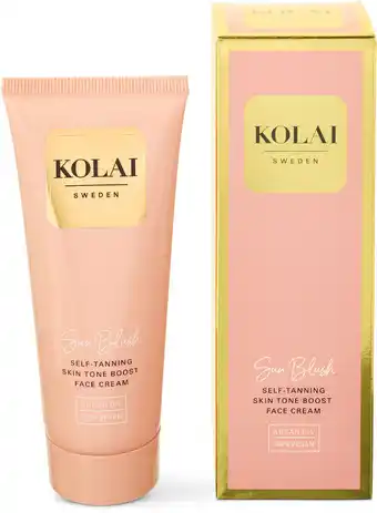 Apotek Hjärtat Kolai sun blush self tanning skin tone boost face cream 75 ml erbjuda