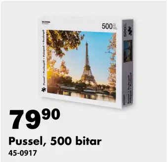 Biltema Pussel, 500 bitar erbjuda