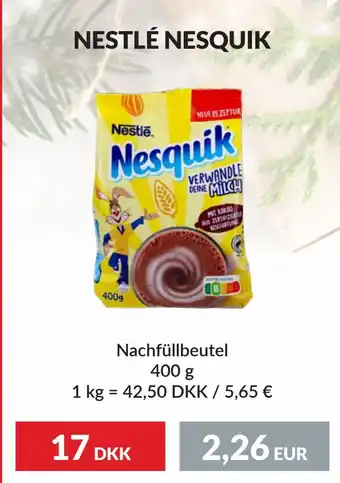 Nielsen Discount Nestlé nesquik erbjuda