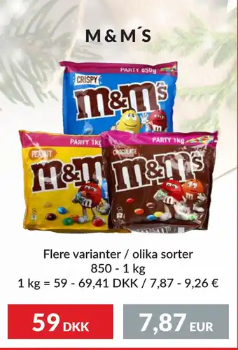 Nielsen Discount M & m's erbjuda