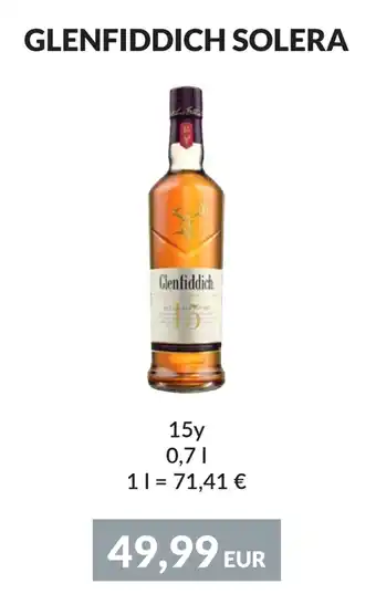 Nielsen Discount Glenfiddich solera erbjuda