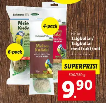 Pepito Talgbollar/Talgbollar med frukt/nöt 500/350g