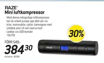 thansen Mini luftkompressor erbjuda