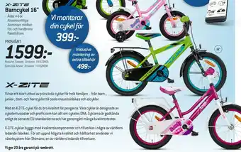 thansen Barncykel 16 erbjuda