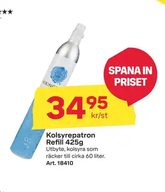Byggmax Kolsyrepatron refill 425g erbjuda