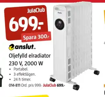 Jula Anslut oljeradiatorer erbjuda