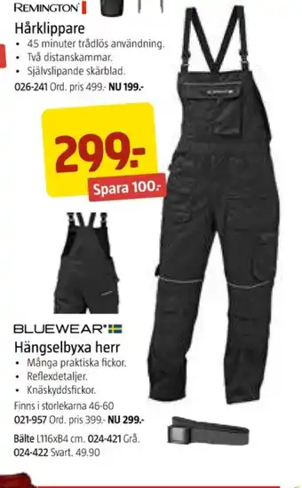Jula Bluewear arbetsbyxor erbjuda