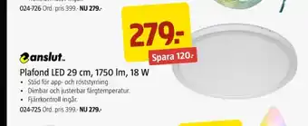 Jula Anslut plafond erbjuda